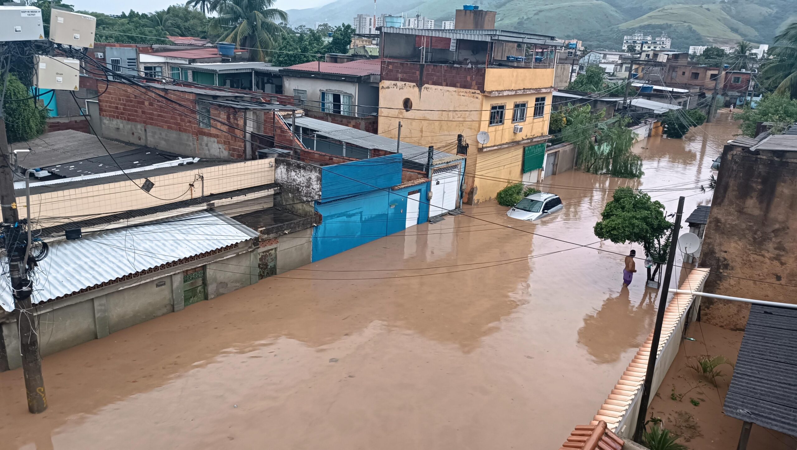 Enchente em Nova Iguaçu