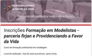 Formação profissional em modelagem chega à Região Portuária